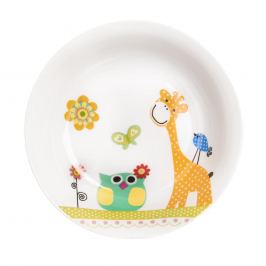 Talíř porc. hluboký dětský ŽIRAFA pr. 19 cm ORION