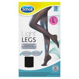 Scholl Light Legs™ Kompresní punčochové kalhoty 20 DEN černé L