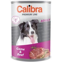 Calibra Dog Premium Adult zvěřina+hovězí konzerva pro psy