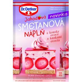 Dr.Oetker Jahodová smetanová náplň