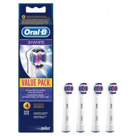 Oral-B 3DWhite Náhradní Kartáčkové Hlavy 4ks