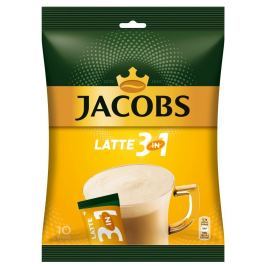 Jacobs Cafe Latte instantní káva, 10x12,5,