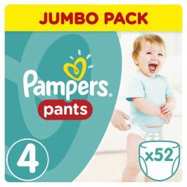 Pampers Pants plenkové kalhotky Maxi 9-14 kg (velikost 4) 52ks