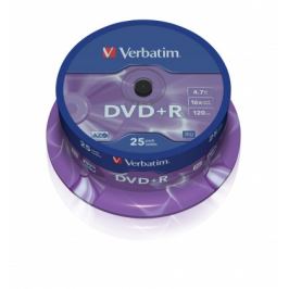 Verbatim DVD+R 16x, 25ks cakebox (43500)