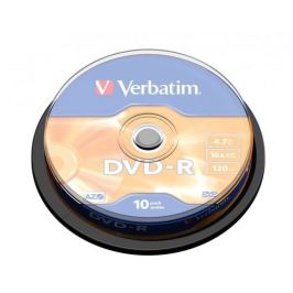 Verbatim DVD-R 16x, 10ks cakebox (43523)