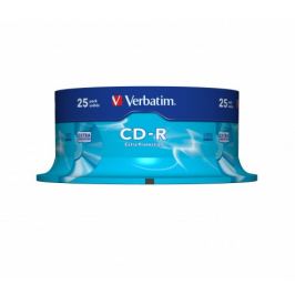 Verbatim CD-R DataLife Protection 52x, 25ks cakebox (43432)