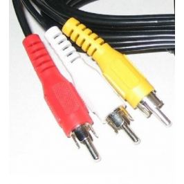 Kabel PremiumCord 3x CINCH-3x CINCH M/M 2m