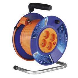 Emos P19420, PVC prodlužovací kabel na bubnu, 4 zásuvky 20m