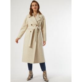 Béžový zimní kabát Dorothy Perkins