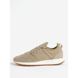 Béžové dámské perforované tenisky s logem New Balance WRL247