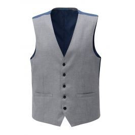 Světle šedá formální vesta Burton Menswear London