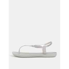 Metalické sandály ve stříbrné barvě Ipanema Class Exclusive