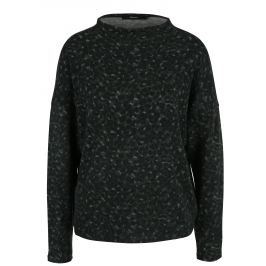Tmavě zelený vzorovaný svetr VERO MODA Savannah
