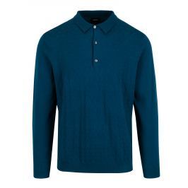 Petrolejový svetr s knoflíky Burton Menswear London