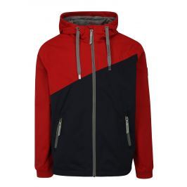 Modro-červená pánská bunda s kapucí Ragwear Nugget