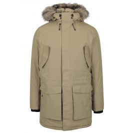 Béžová nepromokavá parka s kapucí Jack & Jones Meyland