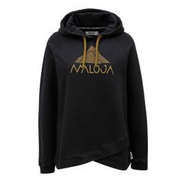 Černá dámská mikina s kapucí Maloja