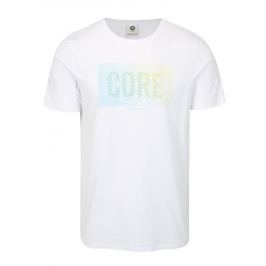 Bílé tričko s potiskem Jack & Jones Flyn