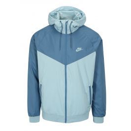 Světle modrá pánská funkční bunda s kapucí Nike