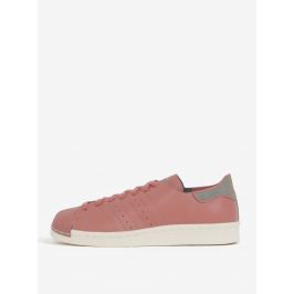 Starorůžové dámské kožené tenisky adidas Originals Superstar