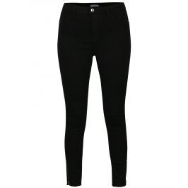 Černé skinny džíny s vysokým pasem Jacqueline de Yong