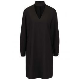 Černé volné šaty se stojáčkem Closet