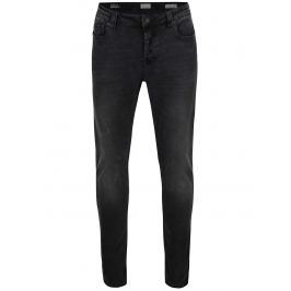 Černé vyšisované slim fit džíny ONLY & SONS Loom