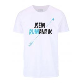 Bílé pánské tričko s potiskem ZOOT Originál Rumantik
