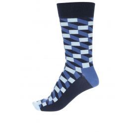Modré pánské ponožky Happy Socks Filled Optic