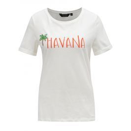 Bílé tričko s potiskem Dorothy Perkins