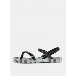 Černo-šedé vzorované sandály Ipanema Fashion Sand