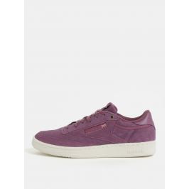 Fialové pánské semišové tenisky Reebok Club C 85