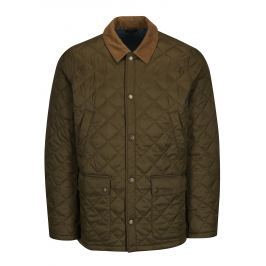 Khaki prošívaná lehká bunda Barbour Glyne