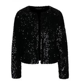 Černé flitrované sako Dorothy Perkins