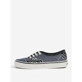 Modro-černé dámské vzorované tenisky VANS Classic