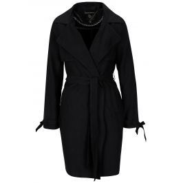 Tmavě modrý lehký trenčkot na zavazování Dorothy Perkins