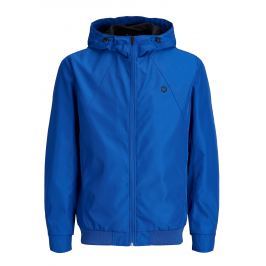 Modrá voděodolná bunda s kapucí Jack & Jones Rio