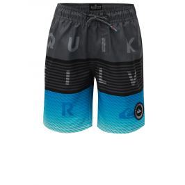 Šedé klučičí plavky s nášivkou Quiksilver