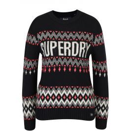 Tmavě modrý dámský svetr Superdry Chevron