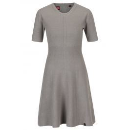 Šedé svetrové šaty Superdry Lexi