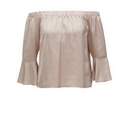Starorůžová halenka s odhalenými rameny Dorothy Perkins Petite