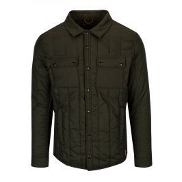 Tmavě zelená prošívaná bunda Jack & Jones Premium Connect