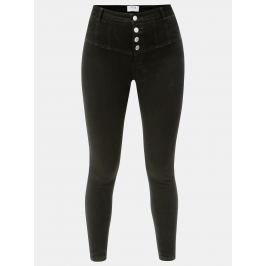 Černé skinny džíny s vysokým pasem Miss Selfridge