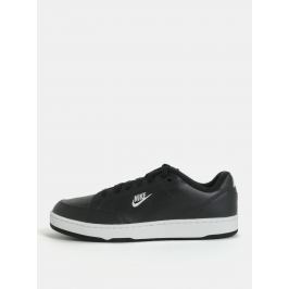Černé pánské kožené tenisky Nike Grandstand II