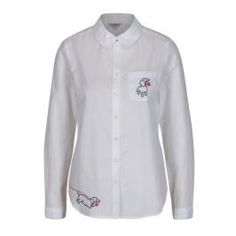 Bílá dámská košile s výšivkami Cath Kidston
