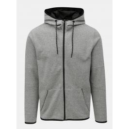 Šedá žíhaná mikina s kapucí Jack & Jones Alpha