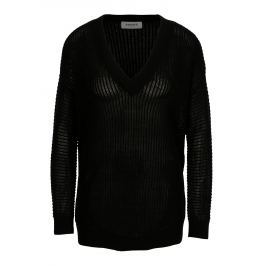 Černý průsvitný svetr VERO MODA Castiel