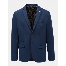 Modré oblekové sako Selected Homme