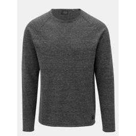 Tmavě šedý žíhaný svetr Jack & Jones Union