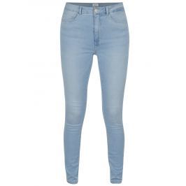 Světle modré skinny džíny s vysokým pasem ONLY Royal